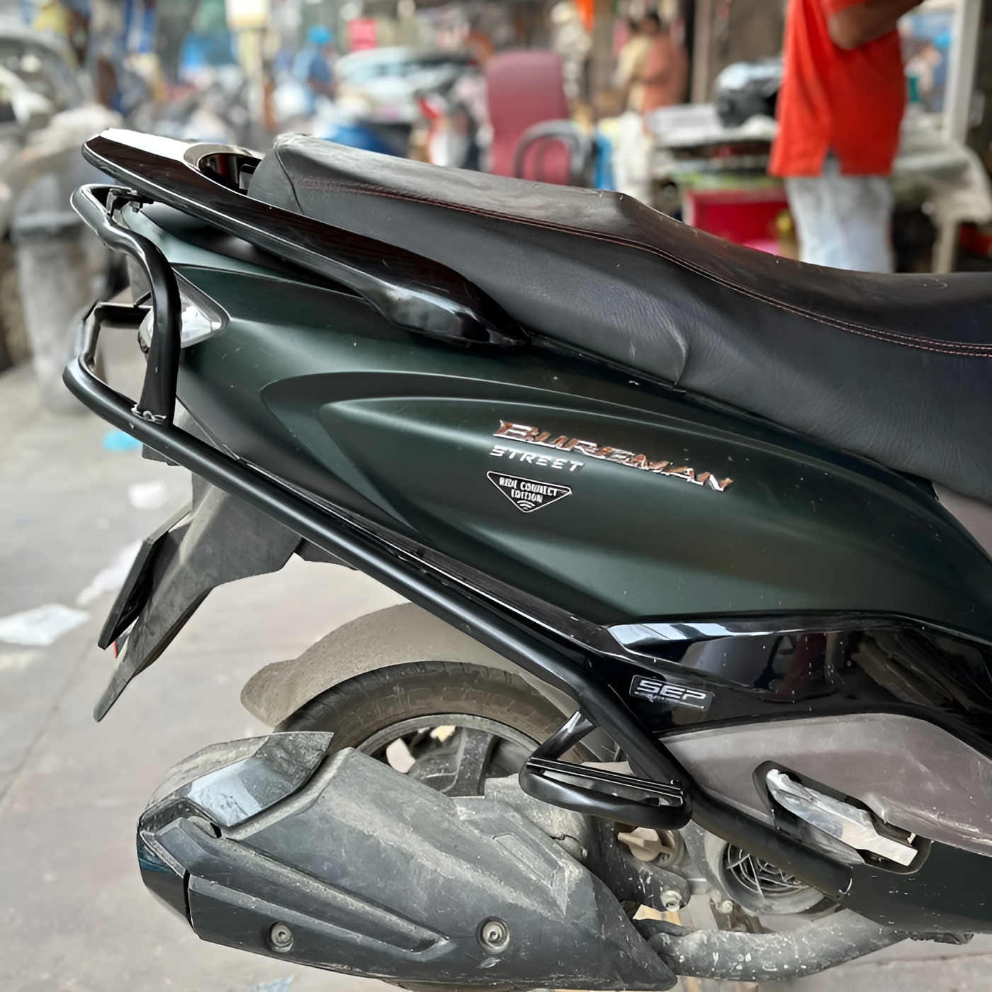 Moto Shopy Crashguard For Suzuki Burgman street 125 - Moto Shopy