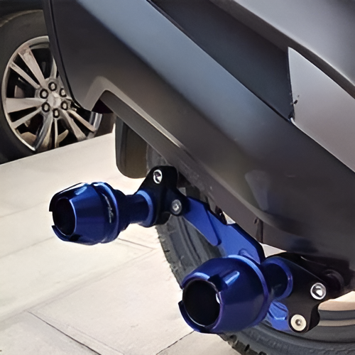 Moto Shopy Yamaha Aerox Anti Crash Protector Exhaust Slider