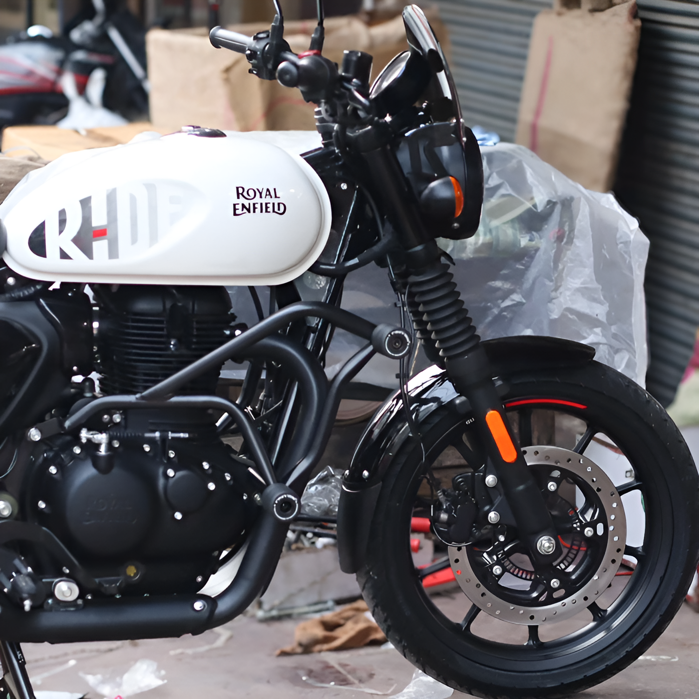 Moto Shopy Crash Guard for RE HUNTER 350 - Moto Shopy