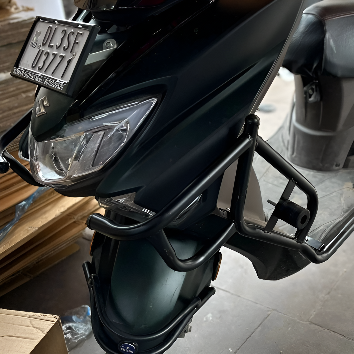 Moto Shopy Crashguard For Suzuki Burgman street 125