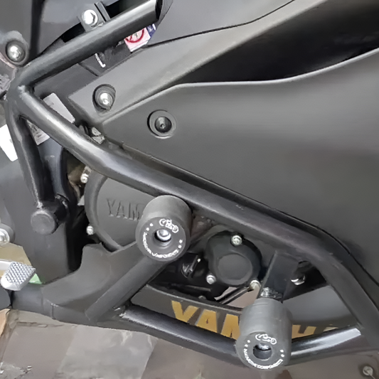 Moto Shopy Crash Guard for R15 V4 DOUBLE SLIDER