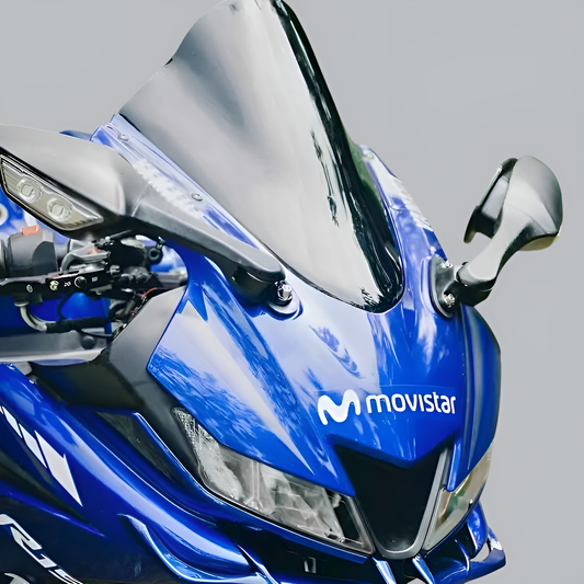 Moto Shopy Double Bubble Visor for R15 V3