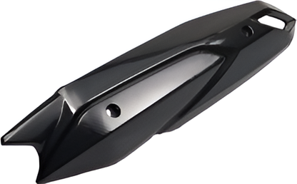 Moto Shopy YAMAHA AEROX EXHAUST SILENCER PLATE COVER CARBON FINISH - Moto Shopy