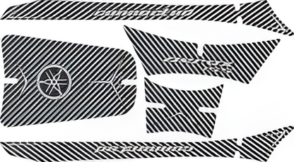 Moto Shopy YAMAHA AEROX TANKPAD / TANK COVER ( GRAY ) - Moto Shopy