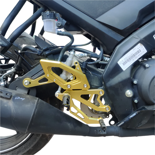 Moto Shopy CNC Aluminum Adjustable Rear Sets Foot Rests Pegs For Yamaha YZF R15 v3 2017-2021